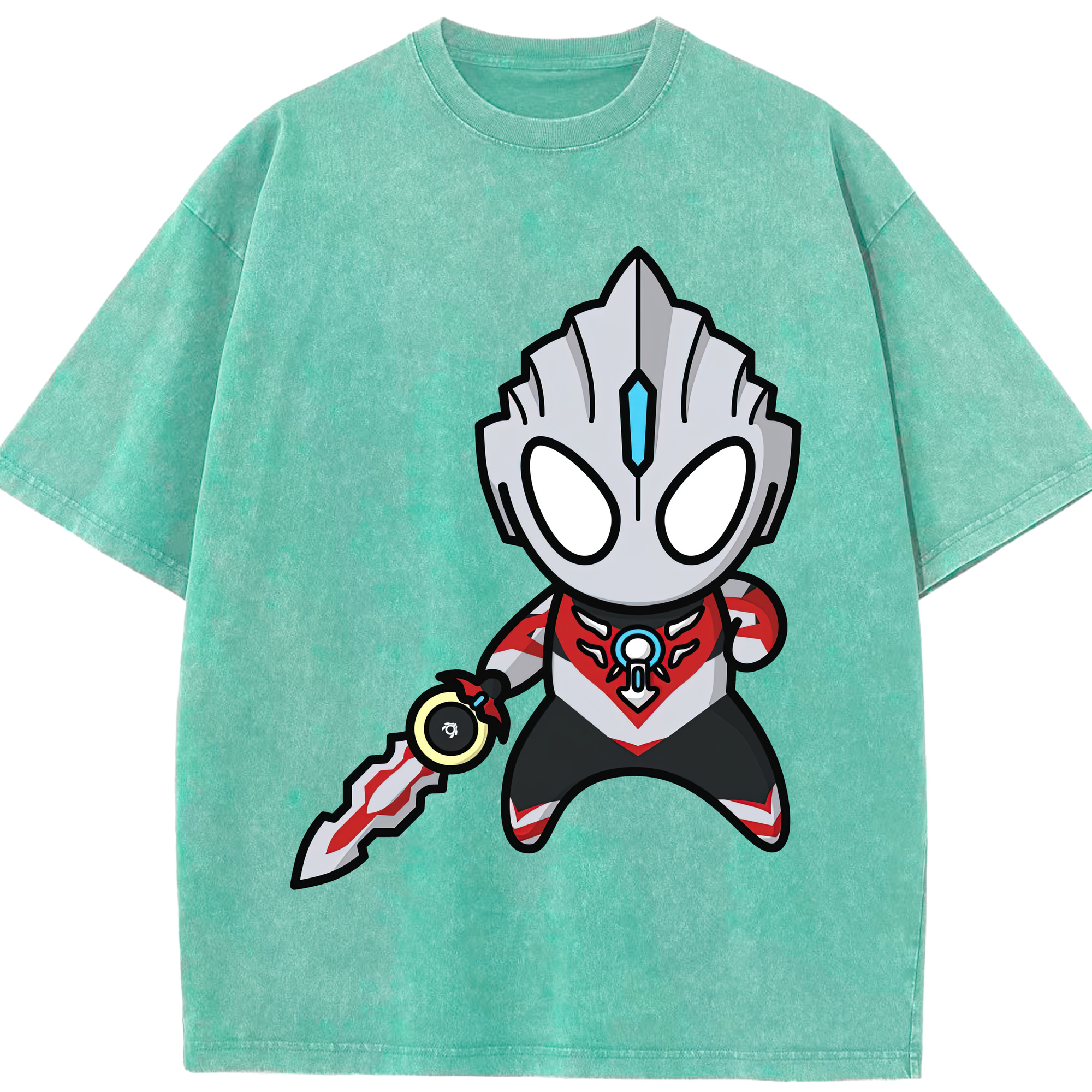 （画像用） ウルトラマン Ultraman 綿100% ヴィンテージ風 半袖Tシャツ（フロントプリント）